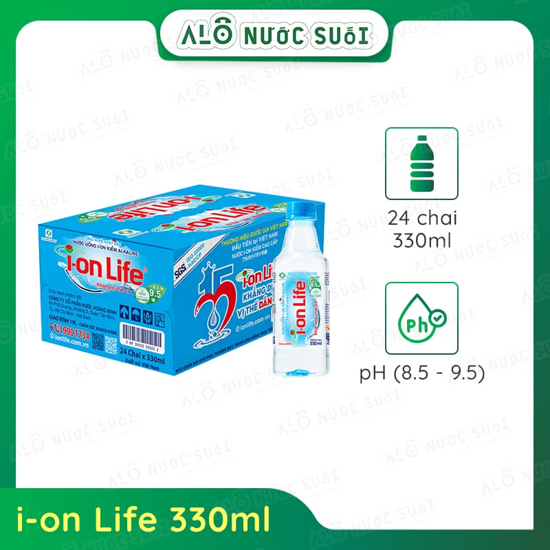 i-on Life 330ml (24 Chai)
