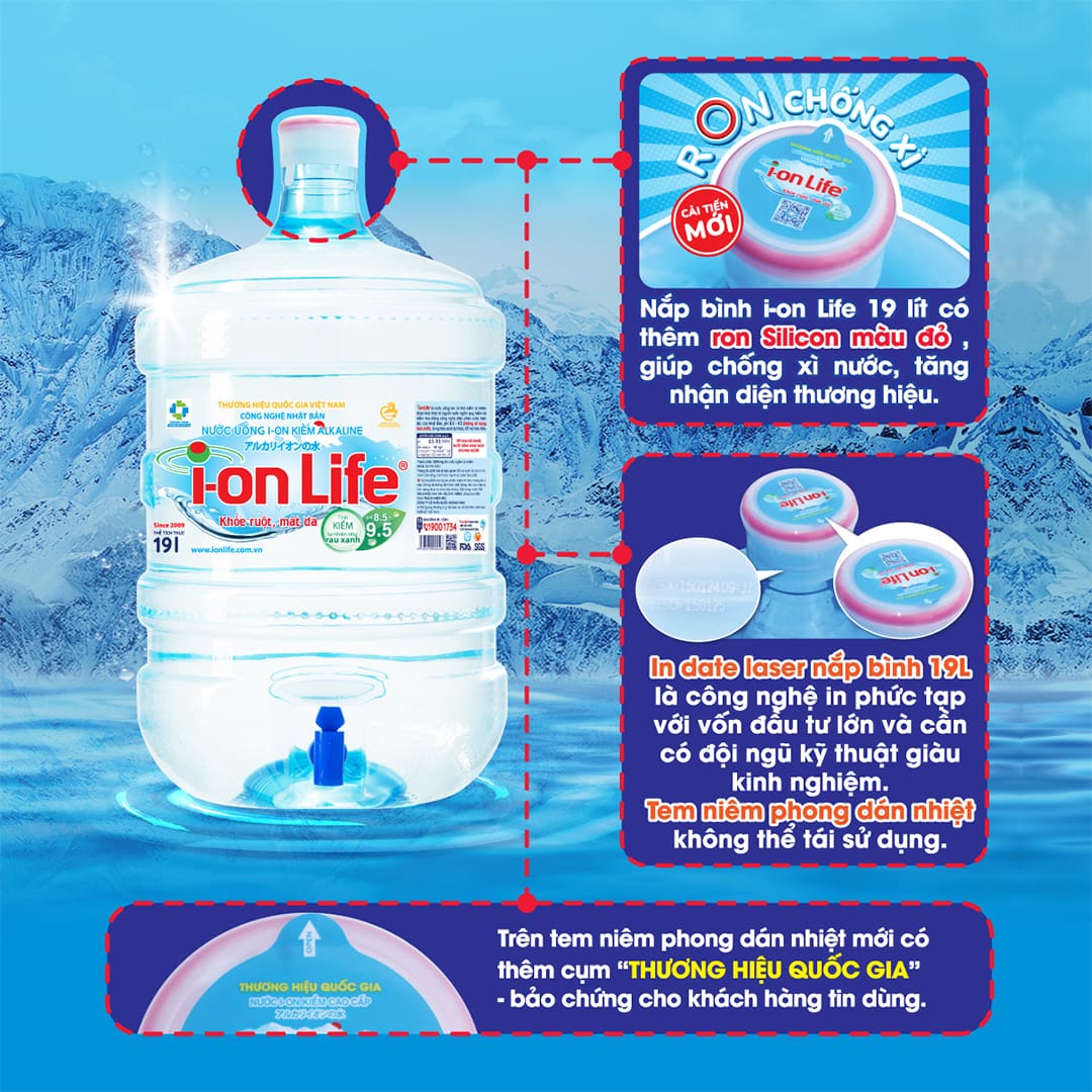 i-on Life 19L (bình vòi) 4 i-on Life 19L (bình vòi) - Ảnh 4