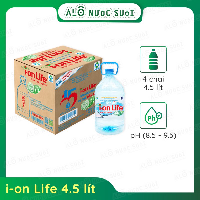 i-on Life 4.5L (4 Chai)