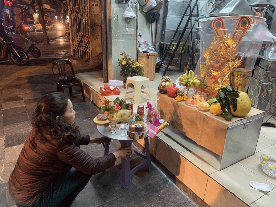 cung giao thua ngoai troi