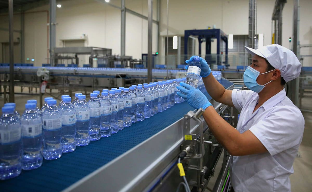 Quy trình sản xuất nước đóng chai 4 nha may nuoc th true water