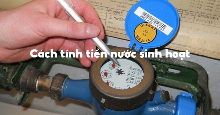 cach tinh tien nuoc sinh hoat
