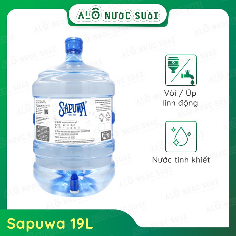 Sapuwa 19L (bình vòi)