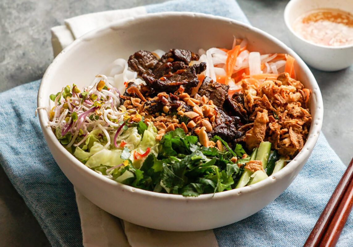 bun bo nam bo bun thit xao