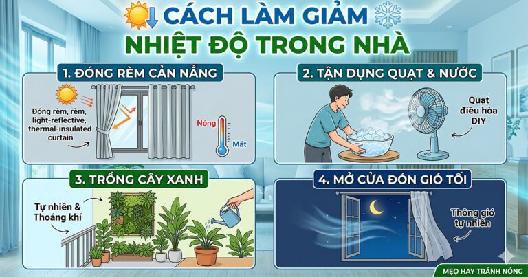 cach lam giam nhiet do trong nha 1