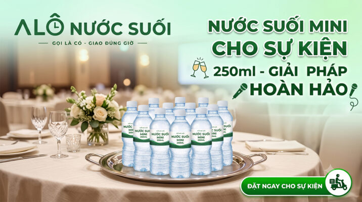 nuoc suoi mini cho tiec su kien